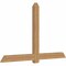 Ekena Millwork Eugene Smooth Timber Gable Bracket, Western Red Cedar, 84"W x 53"H x 3 1/2"D x 5 1/2"F, 15/12 Pitch GBW084X53X0406EUG00SWR - alternate 3